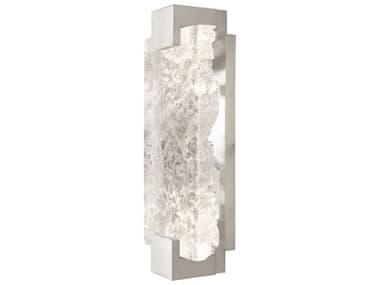 Fine Art Handcrafted Lighting Terra 15" Tall 2-Light Silver Glass LED Wall Sconce FA89665021ST
