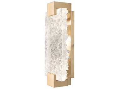 Fine Art Handcrafted Lighting Terra 15" Tall 2-Light Gold Glass LED Wall Sconce FA89665031ST