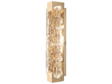 Fine Art Handcrafted Lighting Terra 21" Tall 2-Light Gold Glass LED Wall Sconce FA89675032ST