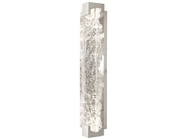 Fine Art Handcrafted Lighting Terra 27" Tall 2-Light Silver Glass LED Wall Sconce FA89685021ST