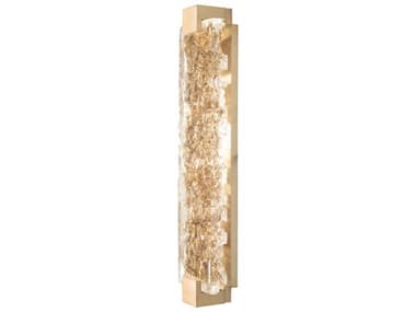 Fine Art Handcrafted Lighting Terra 27" Tall 2-Light Gold Glass LED Wall Sconce FA89685032ST