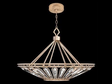 Fine Art Handcrafted Lighting Westminster 38" 13-Light Gold Crystal Bowl Pendant FA8854402ST