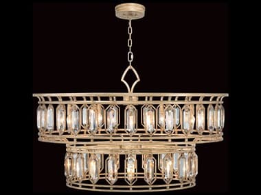Fine Art Handcrafted Lighting Westminster 42" 20-Light Gold Crystal Pendant FA8901402ST