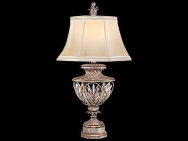 Fine Art Handcrafted Lighting Winter Palace Silver Crystal Table Lamp FA301810ST