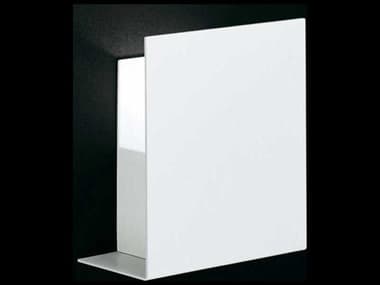 Fontana Arte Corrubedo 7" Tall 1-Light White Glass Wall Sconce FONUL5525BI