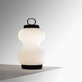 Fontana Arte Kanji LED White Glass Table Lamp FON4385NNA