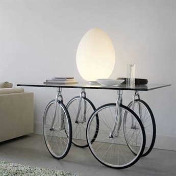 Fontana Arte Tour Stainless Steel 47'' Wide Square Dining Table FON3005