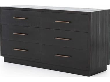 Four Hands Hadley Suki 60&quot; Wide 6-Drawers Acacia Wood Double Dresser FSVHADF183