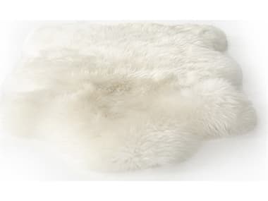 Four Hands Mateo Lalo Lambskin Throw Cream FSSMAT010