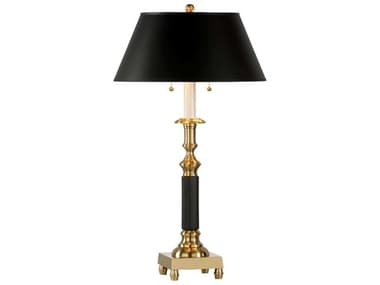 Frederick Cooper Antique Brass / Black 2-light Buffet Lamp FDC65040