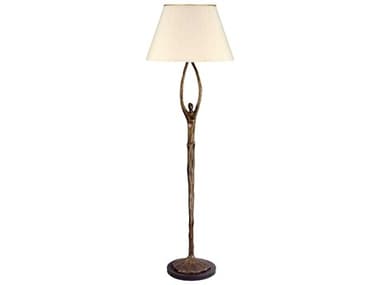 Frederick Cooper Patinated Two-Light Floor Lamp FDC65209
