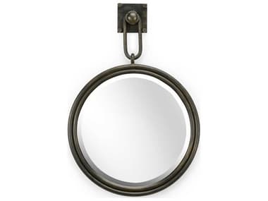 Frederick Cooper Bronze / Plain Clear 17'' Wide Round Wall Mirror FDC296033