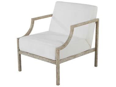 Gabby Zilar 26" White Fabric Accent Chair GASCH192371