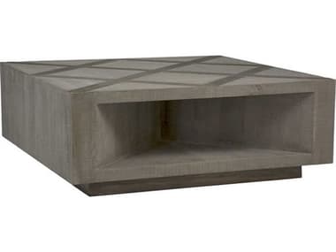 Gabby Larson 48" Square Wood Charcoal Oak & Recycled Elm Coffee Table GASCH155220
