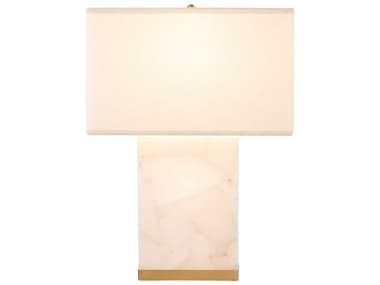 Gabby Maxx Alabaster with Stained Gold With Sea Salt Linen White Buffet Lamp GASCH153700