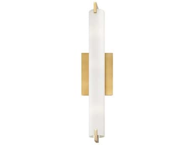 George Kovacs Tube 4" Tall 1-Light Honey Gold Glass LED Wall Sconce GKP5044248L