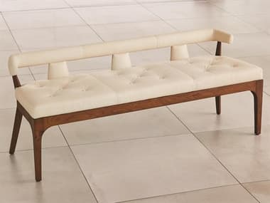 Global Views Natural Walnut Accent Bench GV2592