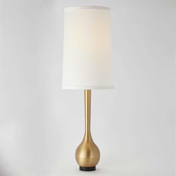 Global Views Bulb Lamp Antique Brass Vase GV990862