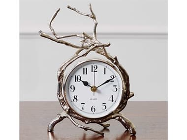 Global Views Twig Nickel Clock GV992884