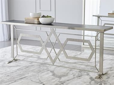 Global Views 84" Rectangular Marble Console Table GV993083