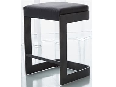 Global Views Graphite Side Counter Height Stool GV790826