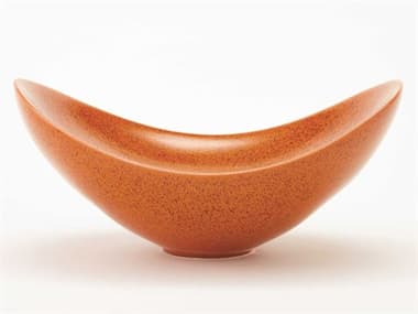 Global Views Swoop Orange Decorative Bowl GV110054