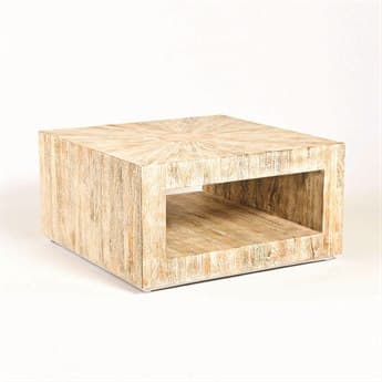 Global Views Driftwood 38'' Square Coffee Table GV790165