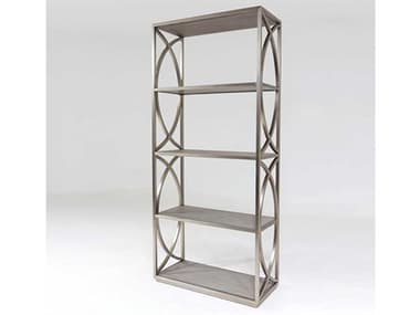 Global Views Grey / Polished Stainless Steel Etagere GV420051