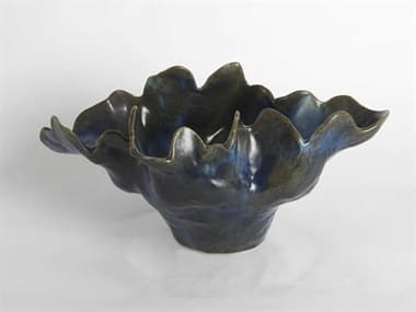 Global Views Meteor Blue Medium Decorative Bowl GV110169