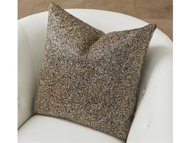 Global Views Multi Beaded Gold Pillow GV993206