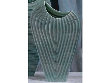 Global Views Ripple Azure Large Vase GV110567