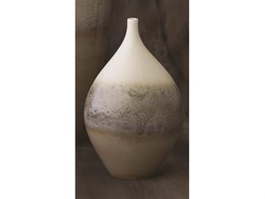 Global Views Rises Cream Small Wide Vase GV1889