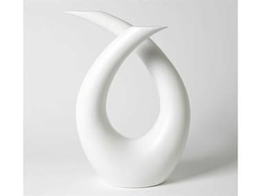 Global Views Matte White Loop Sculpture GV110651