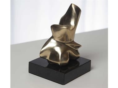 Global Views Abstract Figural Small Brass Sculpture GV882498