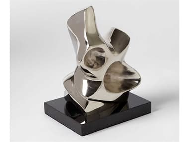 Global Views Abstract Figural Large Nickel Sculpture GV882515