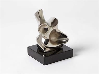 Global Views Abstract Figural Small Nickel Sculpture GV882516