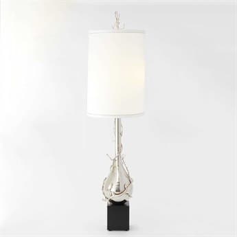 Global Views Twig Bulb Nickel Two-Light Floor Lamp GV991796