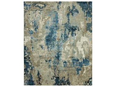 Harounian Rugs Expressions Abstract Area Rug HAREX2BLUE