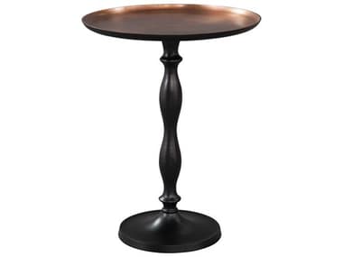 Hekman Accents Tray-Top Copper Cast Special Reserve 19'' Round Pedestal Table HK27584