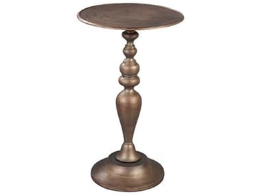 Hekman Accents Antique Brass Special Reserve 15.09'' Round Pedestal Table HK27654