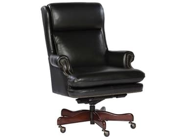 Hekman Office Leather Adjustable Tilt Executive Desk Chair HK79252B
