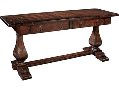 Hekman Havana 71" Rectangular Wood Antique Console Table HK81219