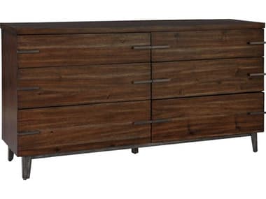 Hekman Monterey Point 6-Drawers Brown Double Dresser HK24360