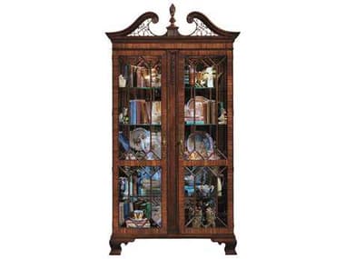 Henkel Harris 48'' Wide Mahogany Wood Display Cabinet HH2348