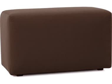 Howard Elliott Outdoor Patio Seascape Chocolate Resin Cushion Bench HEOQ130462