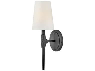 Hinkley Beaumont 16" Tall 1-Light Black Wall Sconce HY4460BK