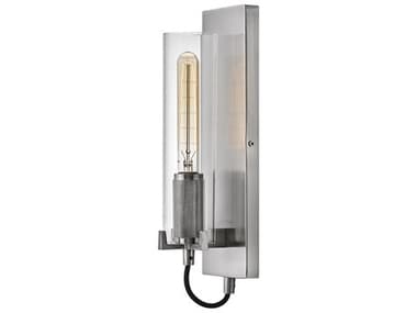 Hinkley Ryden 16" Tall 1-Light Brushed Nickel Glass Wall Sconce HY37850BN