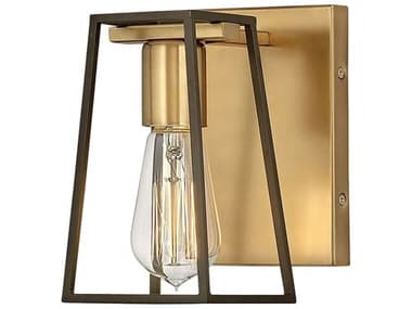 Hinkley Filmore 7" Tall 1-Light Heritage Brass Bronze Wall Sconce HY5160HB