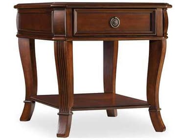 Hooker Furniture Brookhaven Distressed Cherry 24''L x 28''W Rectangular End Table HOO28180113