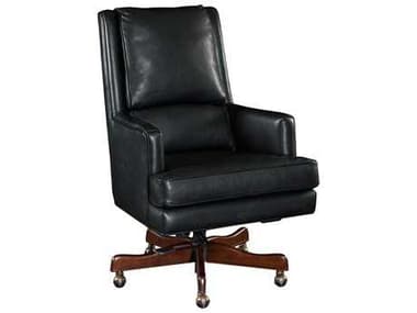 Hooker Furniture Carilion Tune Black Leather Adjustable Swivel Executive Desk Chair HOOEC387099